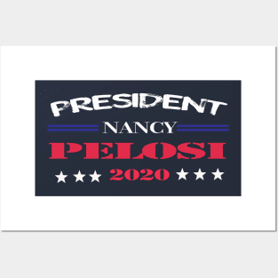 president nancy pelosi 2020 Posters and Art